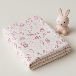 Manta Malha Dupla Baby Com Leve Defeito - Princesa Menina