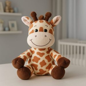 Pelúcia Girafa Safari Para Decoração de Bebê