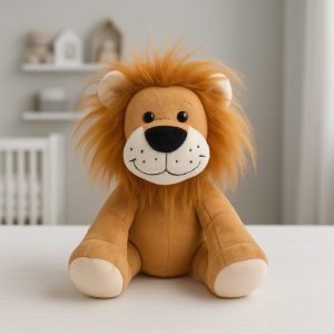 Pelúcia Leão Safari Para Decoração de Bebê