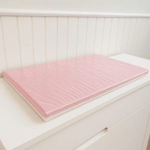 Trocador de Bebê Rosa Claro para Cômoda com Capa Impermeável