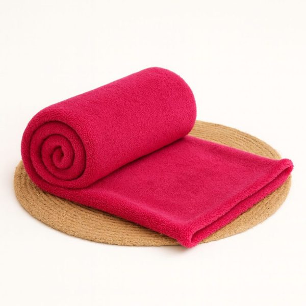 Manta Bebê Microfibra - Rosa Pink
