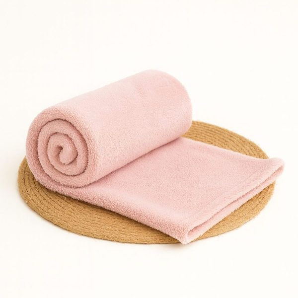 Manta Bebê Microfibra - Rose