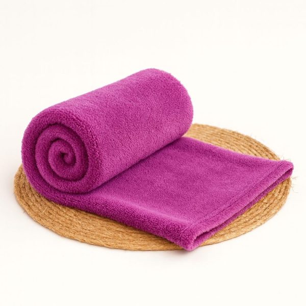 Manta Bebê Microfibra - Violeta