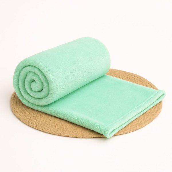 Manta Bebê Microfibra - Verde Água