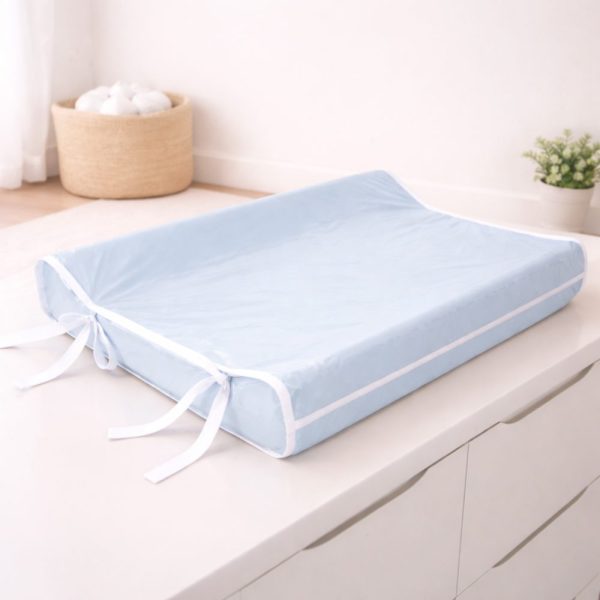 Trocador Anatômico Hug Azul Bebê com Zíper e Capa Plástica