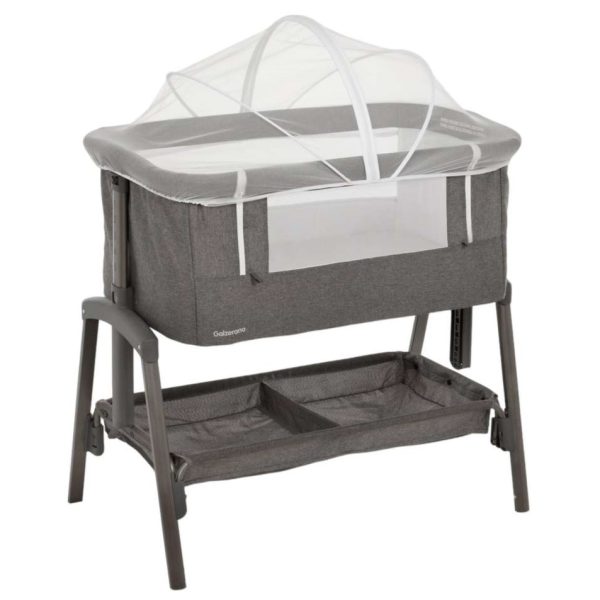 Berço Portátil Bebê Lado a Lado - Cinza
