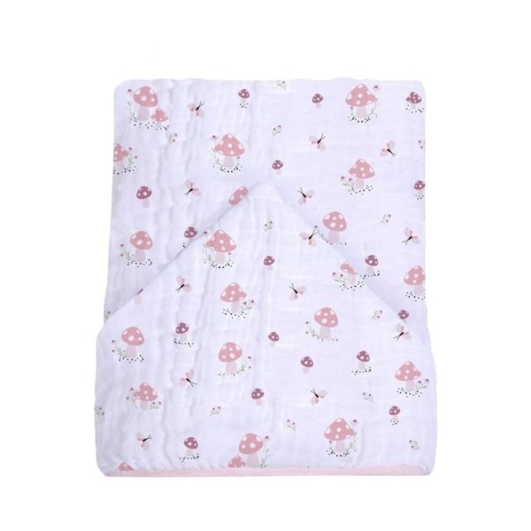 Toalhão de Banho Estampado Soft Premium - Encanto Cogumelo