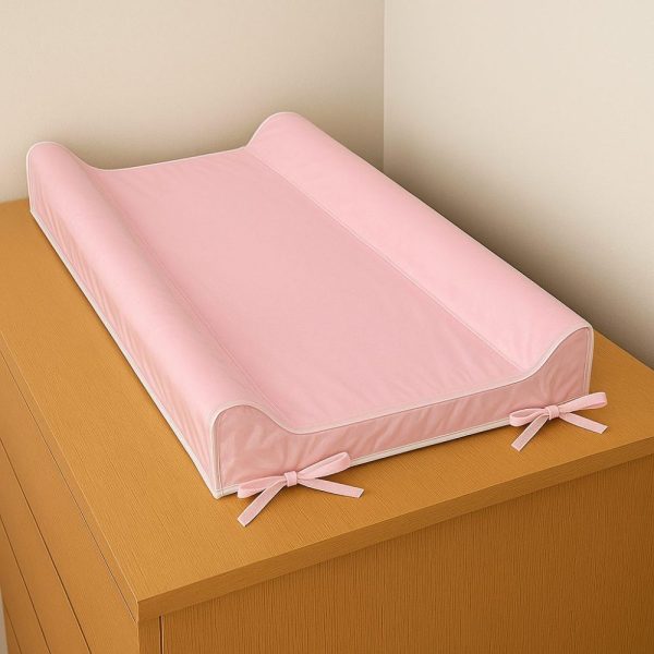 Trocador Anatômico Hug Rosa Bebê com Zíper e Capa Plástica