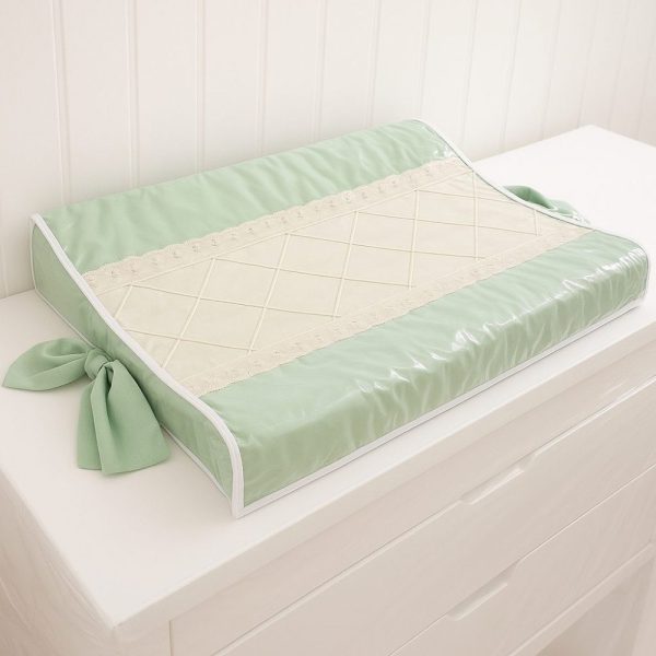 Trocador de Bebê Anatômico para Cômoda - Verde com Off