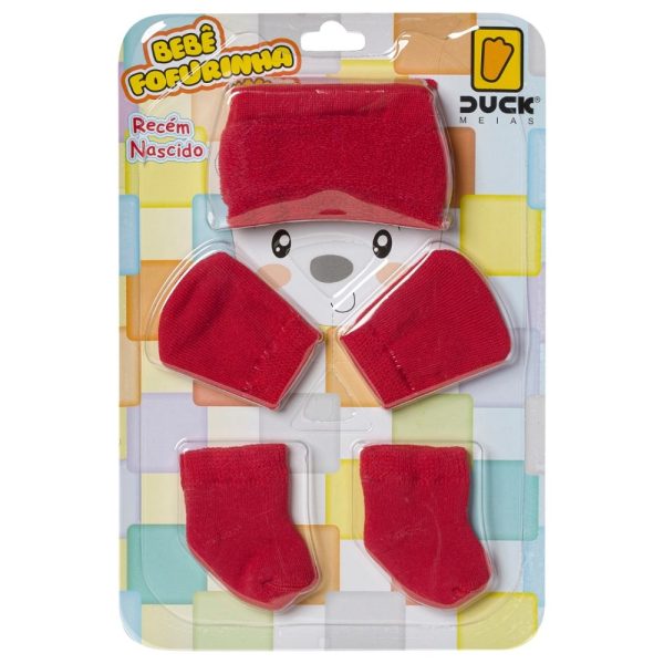Kit Maternidade Fofurinha - Vermelho