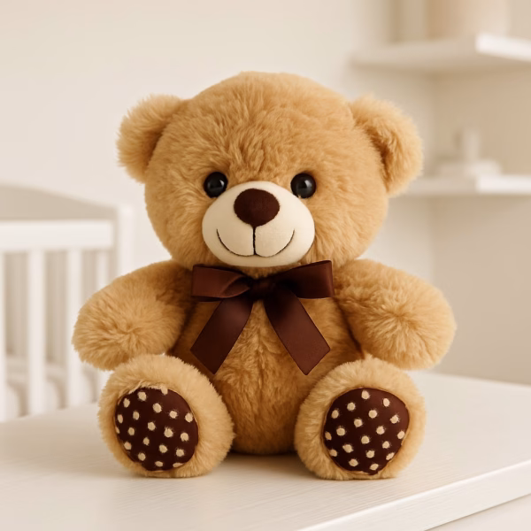 Ursinho de Pelucia Bebê -Poá