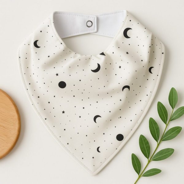 Bandana Impermeável para Bebê - Noite Estrelada