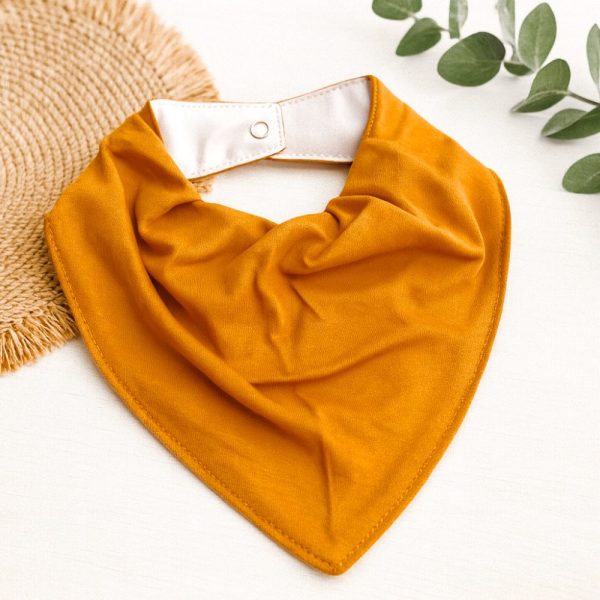 Bandana Impermeável para Bebê - Mostarda