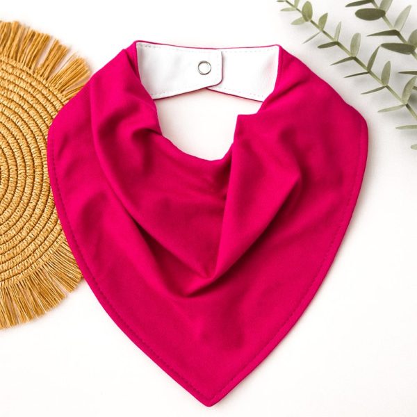 Bandana Impermeável para Bebê - Rosa Pink