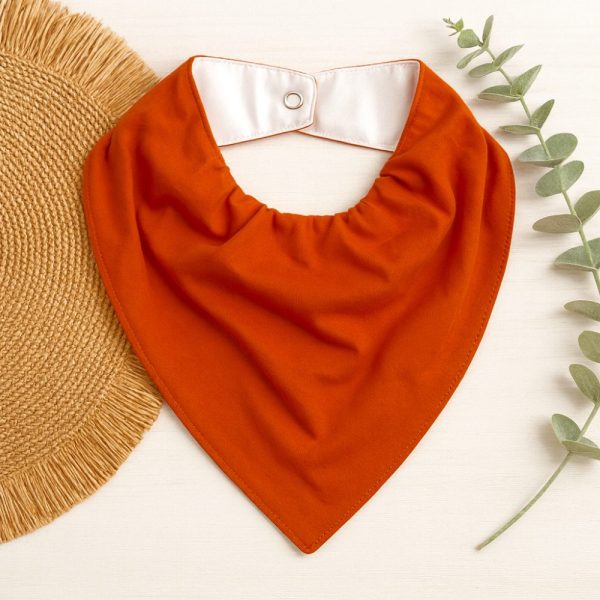 Bandana Impermeável para Bebê - Terracota