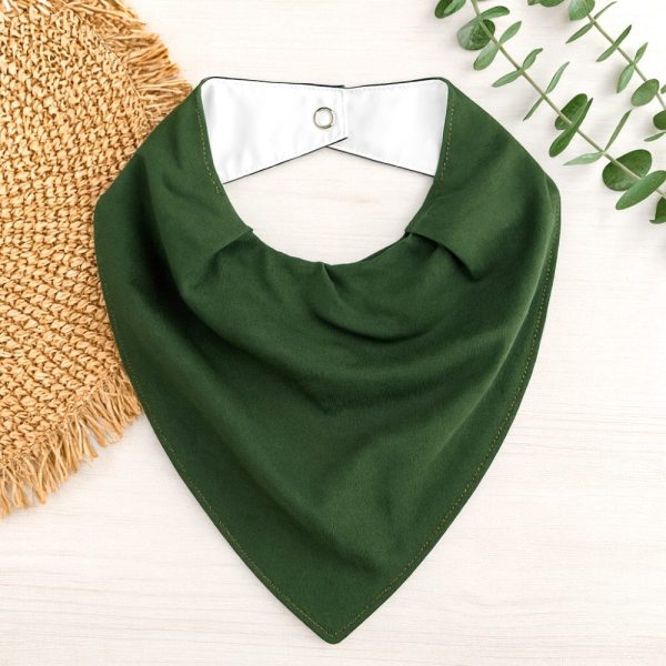 Bandana Impermeável para Bebê - Verde Militar