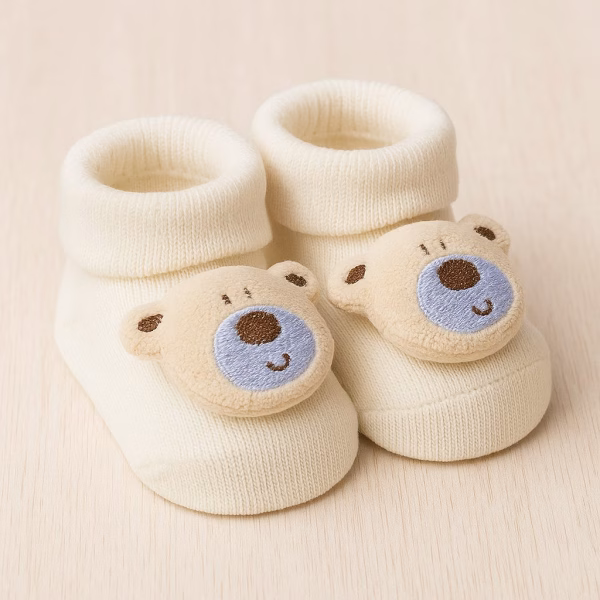 Kit Meia Bebê com Bichinho – Ursinho