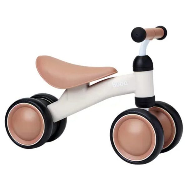 Bicicleta de Equilíbrio 4 Rodas Buba - Bege
