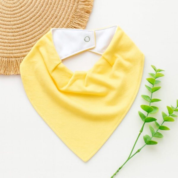 Bandana Impermeável para Bebê - Amarelinho