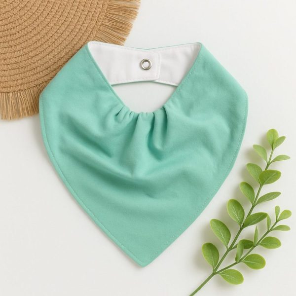 Bandana Impermeável para Bebê - Verde Água