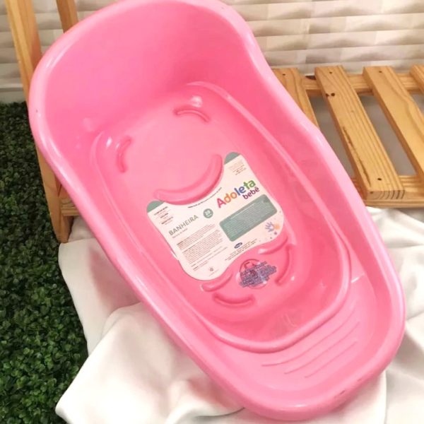 Banheira Bebê 20 litros – Rosa