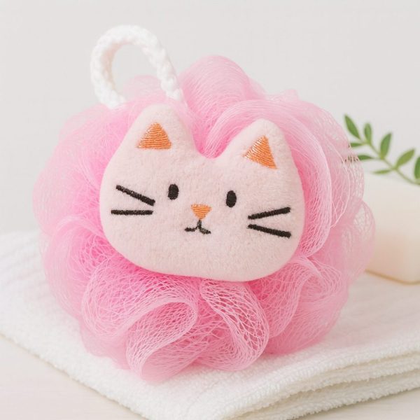 Esponja de Banho Bebê - Gatinha