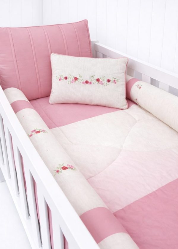 Kit Berço Luxo Padrão Americano - Rose