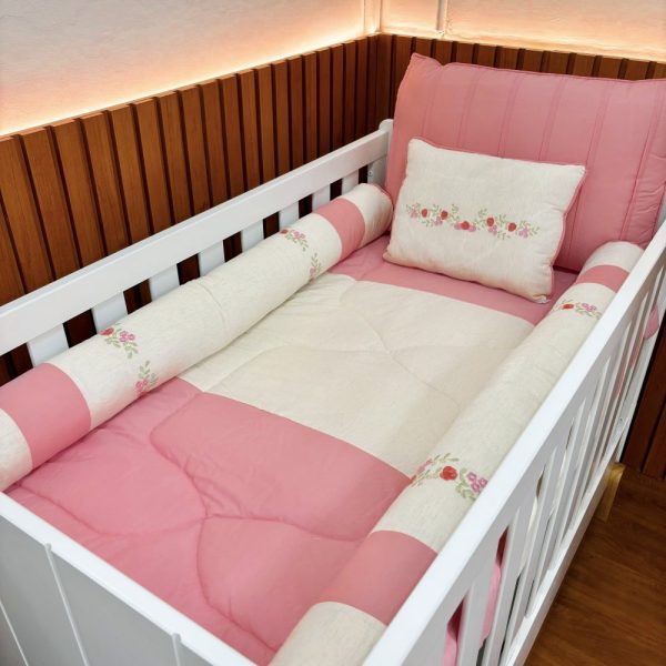 Kit Berço Luxo Padrão Americano - Rose