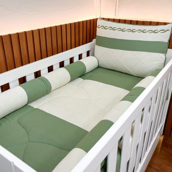 Kit Berço Luxo Padrão Americano - Verde