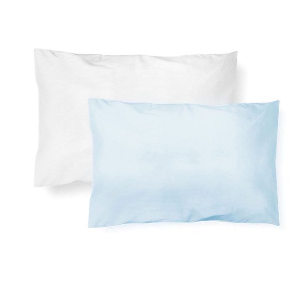 Kit de Fronha Malha 100% Algodão Azul - Papi