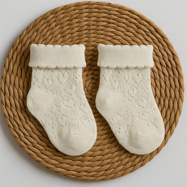 Kit Meia Bebê Recém -Nascido Delicada - OFF