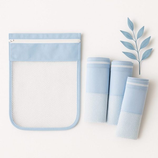 Saquinho Organizador Maternidade 4 Peças - Azul