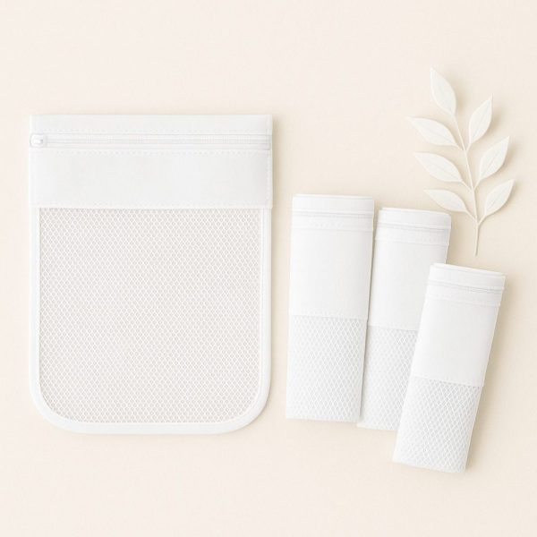 Saquinho Organizador Maternidade 4 Peças - Branco