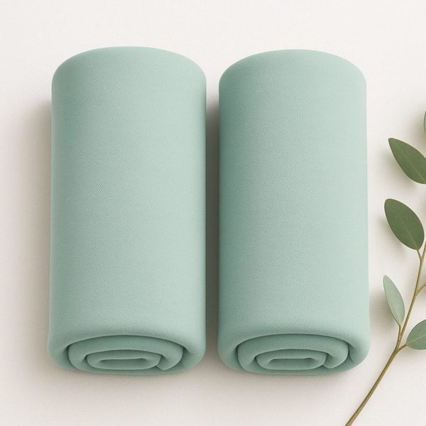 Combo 2 Lençóis de Berço Malha 100% Algodão com Elástico - Verde