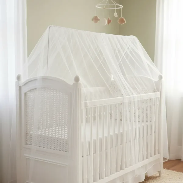 Mosquiteiro para Berço Americano Tule - Branco