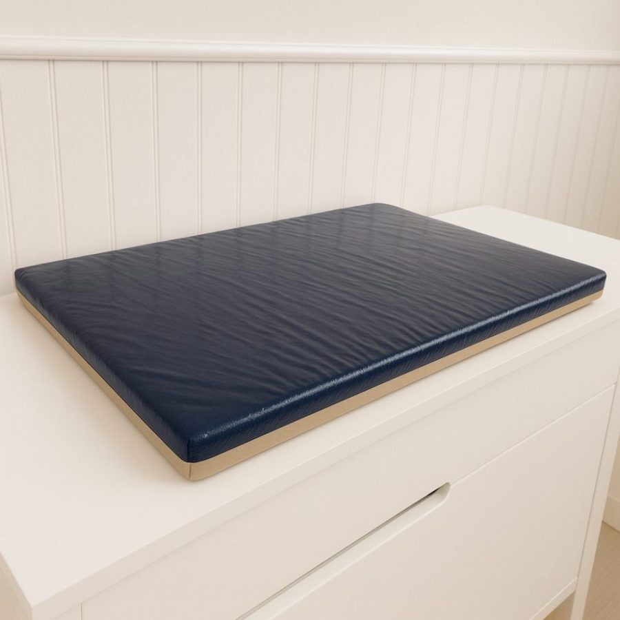 trocador-para-comoda-impermeavel-bebe-plastificado-com-enchimento-azul marinho