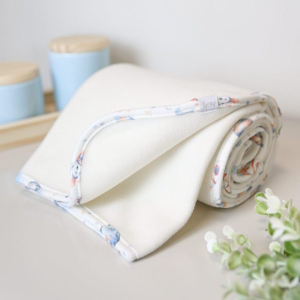 Manta Soft Creme com Viés de Príncipe – Super Macia