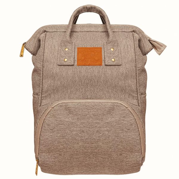 Mochila Maternidade Funcional e Elegante - Caramelo