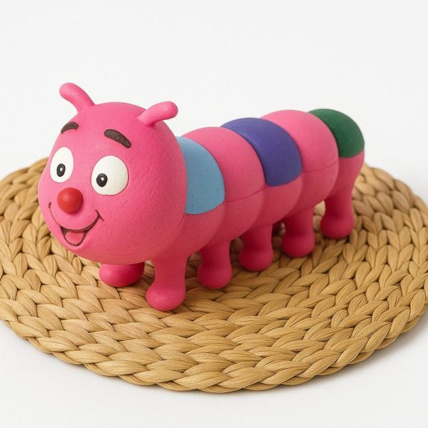 Mordedor Bebê Centopeia em Látex