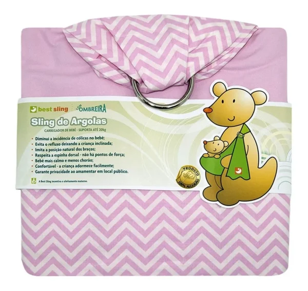 Sling de Argola com Ombreira 100% Algodão – Até 20kg