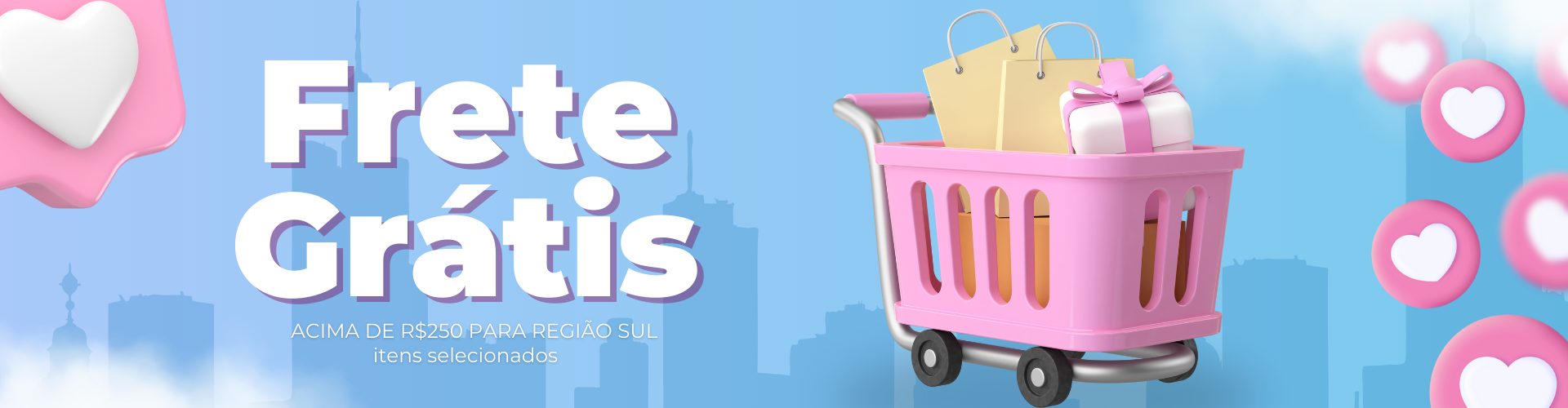 Banner frete grátis