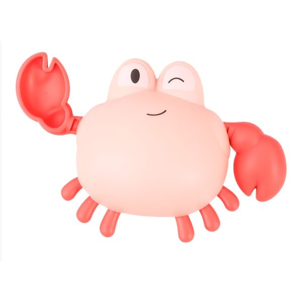 Brinquedo Caranguejo Nadador Vermelho Para Banho