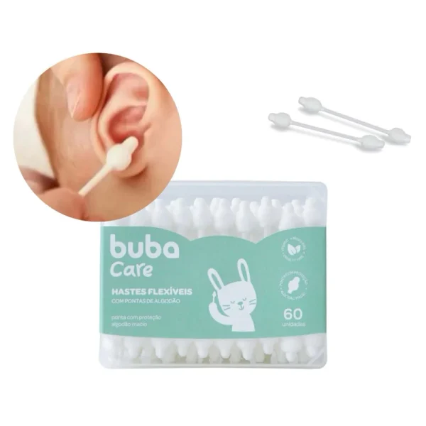 Hastes Flexíveis Pontas De Algodão - Buba Care