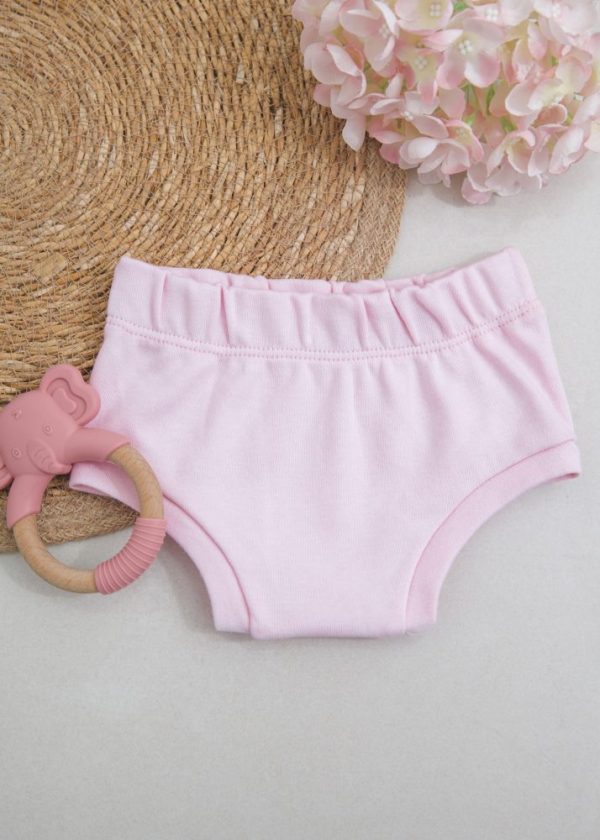 Tapa Fralda Suedine Rosa Bebê – 100% Algodão