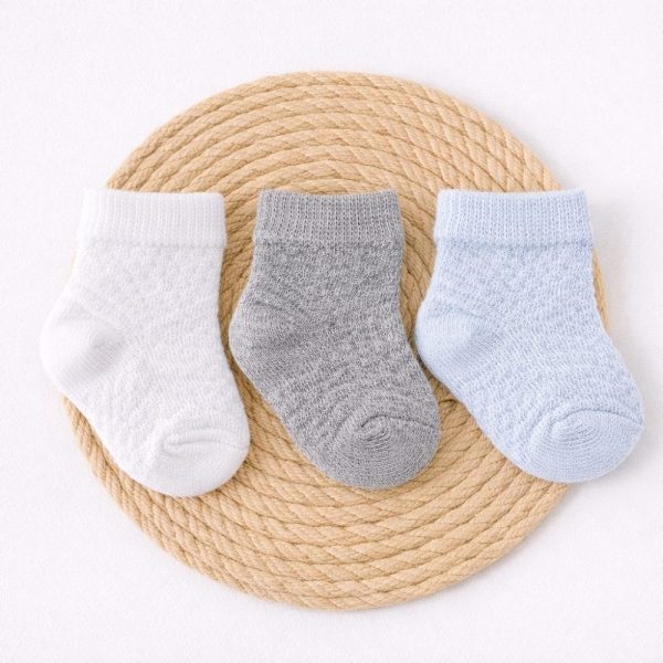 Kit de Meias RN para Bebê Menino em Algodão