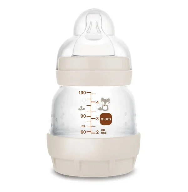 Mamadeira Easy Start Anticólica Bege 130ml - MAM