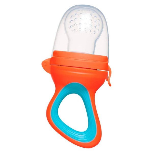 Porta Frutinhas Buba Sugador Em Silicone +6m - Laranja