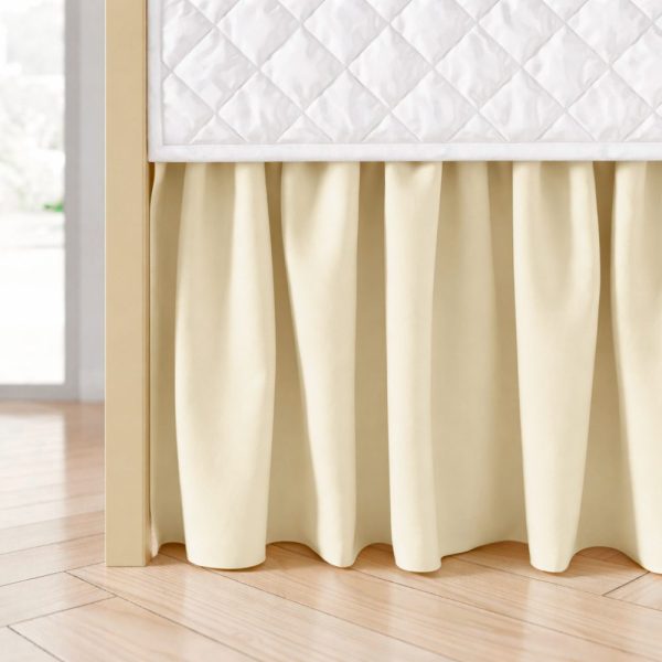 Saia de Berço Microfibra Padrão Americano - Off White