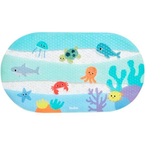 Tapete Antiderrapante de Banho Buba Fundo do Mar
