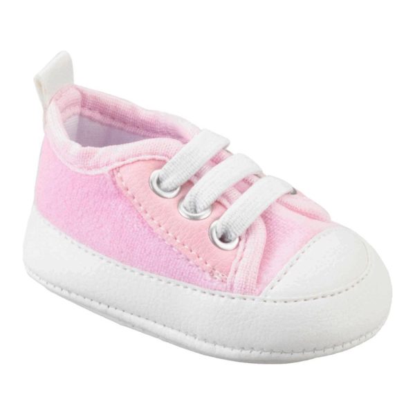 Tênis Bebê Plush Rosa Menina - Keto Baby